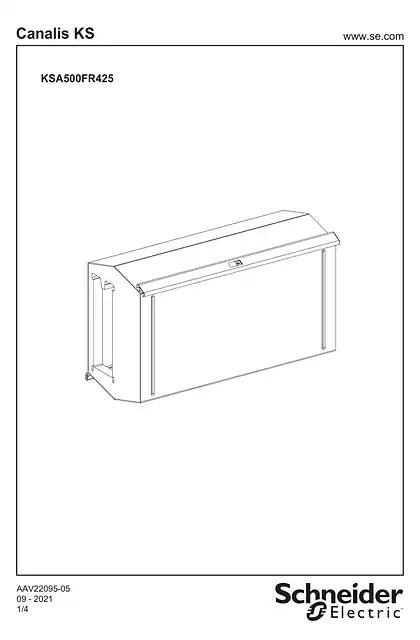 schneider施耐德KSA500FR425 - REDUCTION SIZE 2 TO SIZE 1 - 说明页